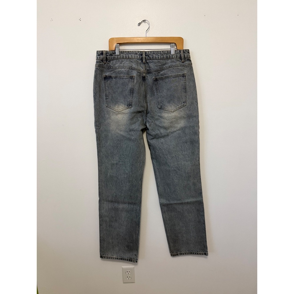 Mnml Men's Painted Straight Denim – Light Blue – Size 34 – NWT - Picture 5 of 6